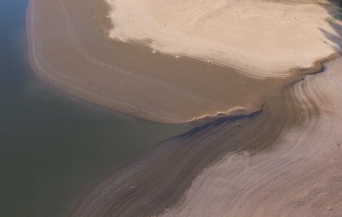 Drone plage vue aérienne